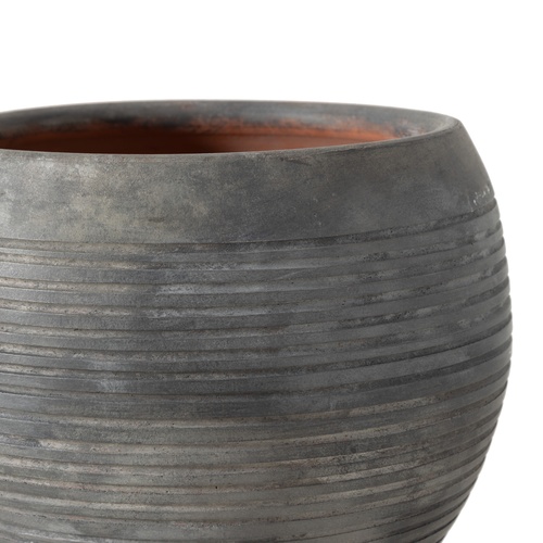 AVORIA GRİ SAKSI 30X28 CM