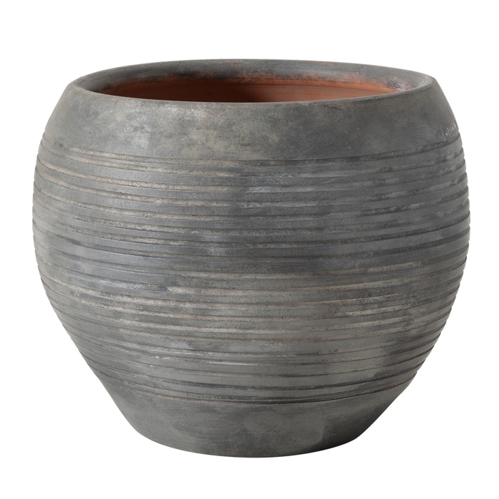 AVORIA GRİ SAKSI 30X28 CM
