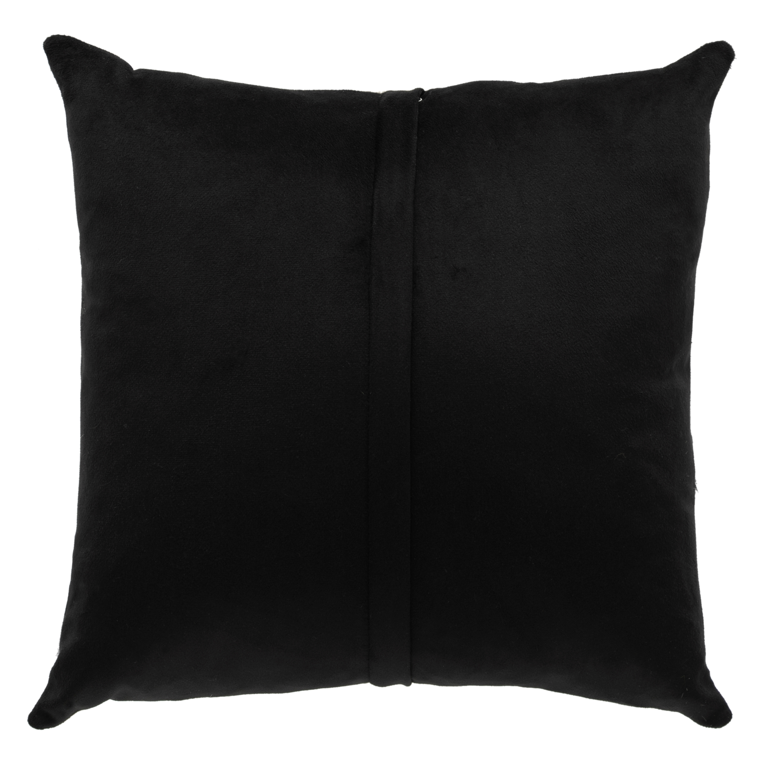 LUCAS DERİ KIRLENT SİYAH BEYAZ 45X45 CM