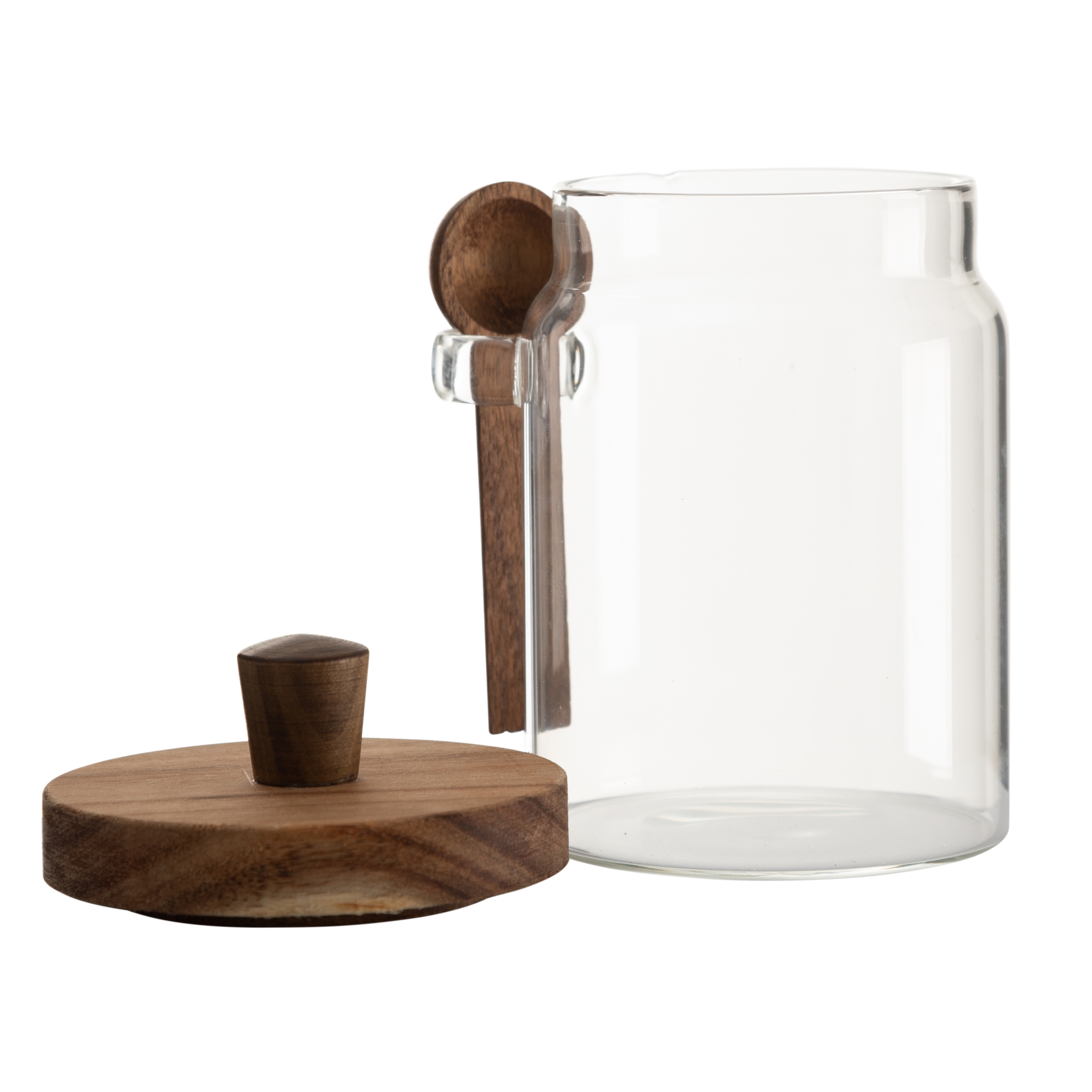 CAM KAVANOZ AKASYA KAPAK&KAŞIK 700 ML