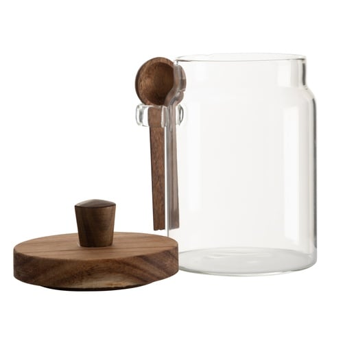  CAM KAVANOZ AKASYA KAPAK&KAŞIK 700 ML