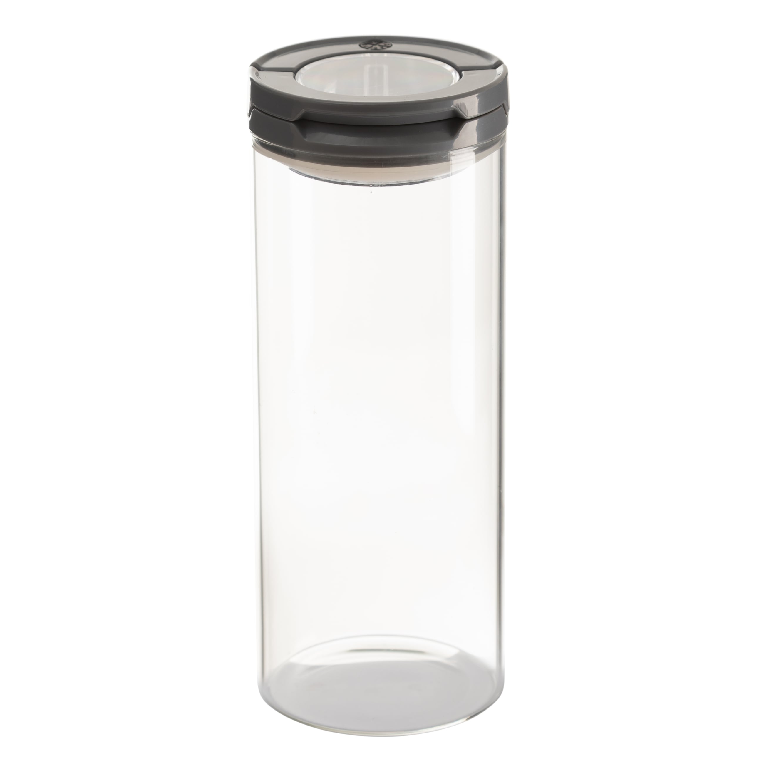 CAM KAVANOZ VAKUMLU KAPAK GRİ 800 ML