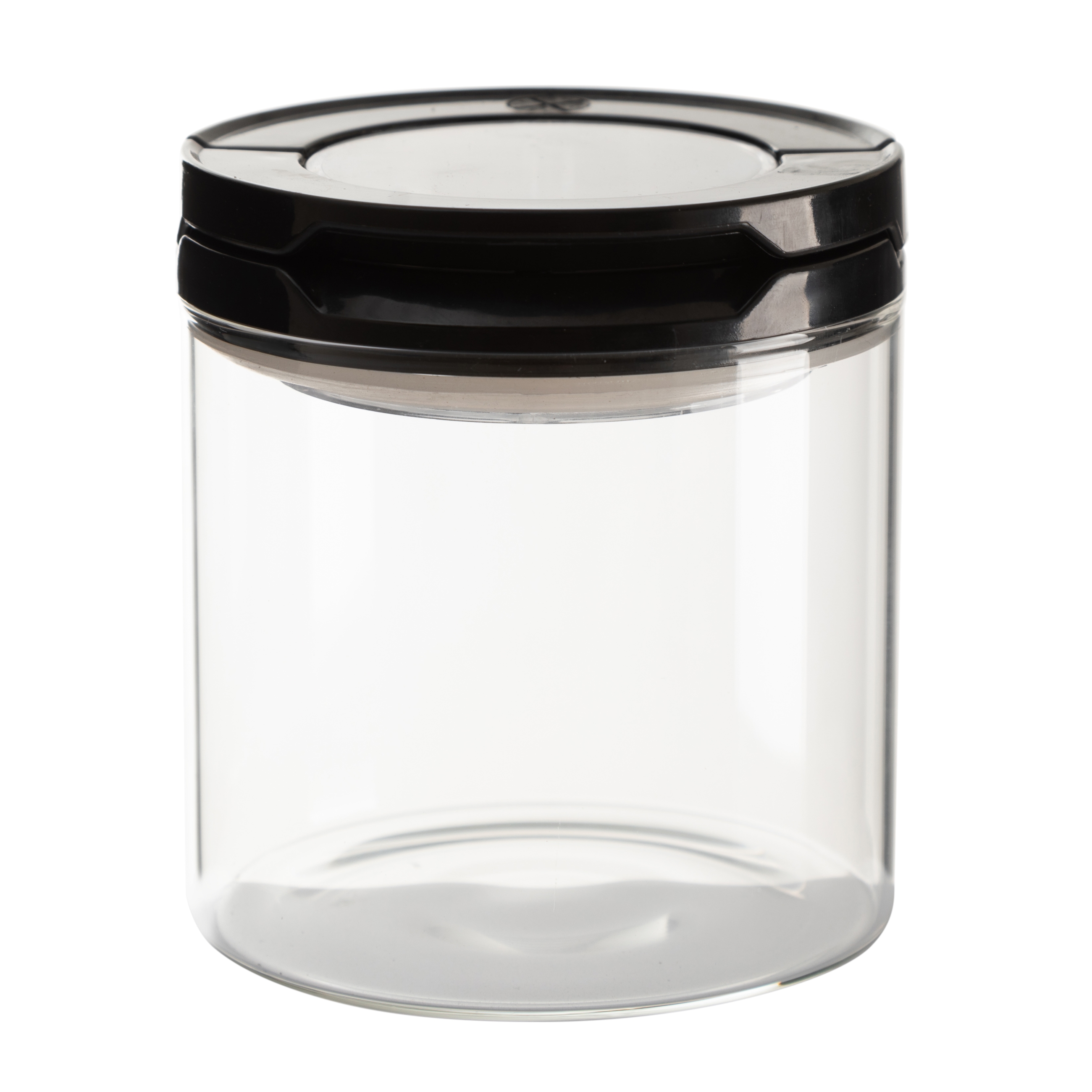 CAM KAVANOZ VAKUMLU KAPAK SİYAH 850 ML