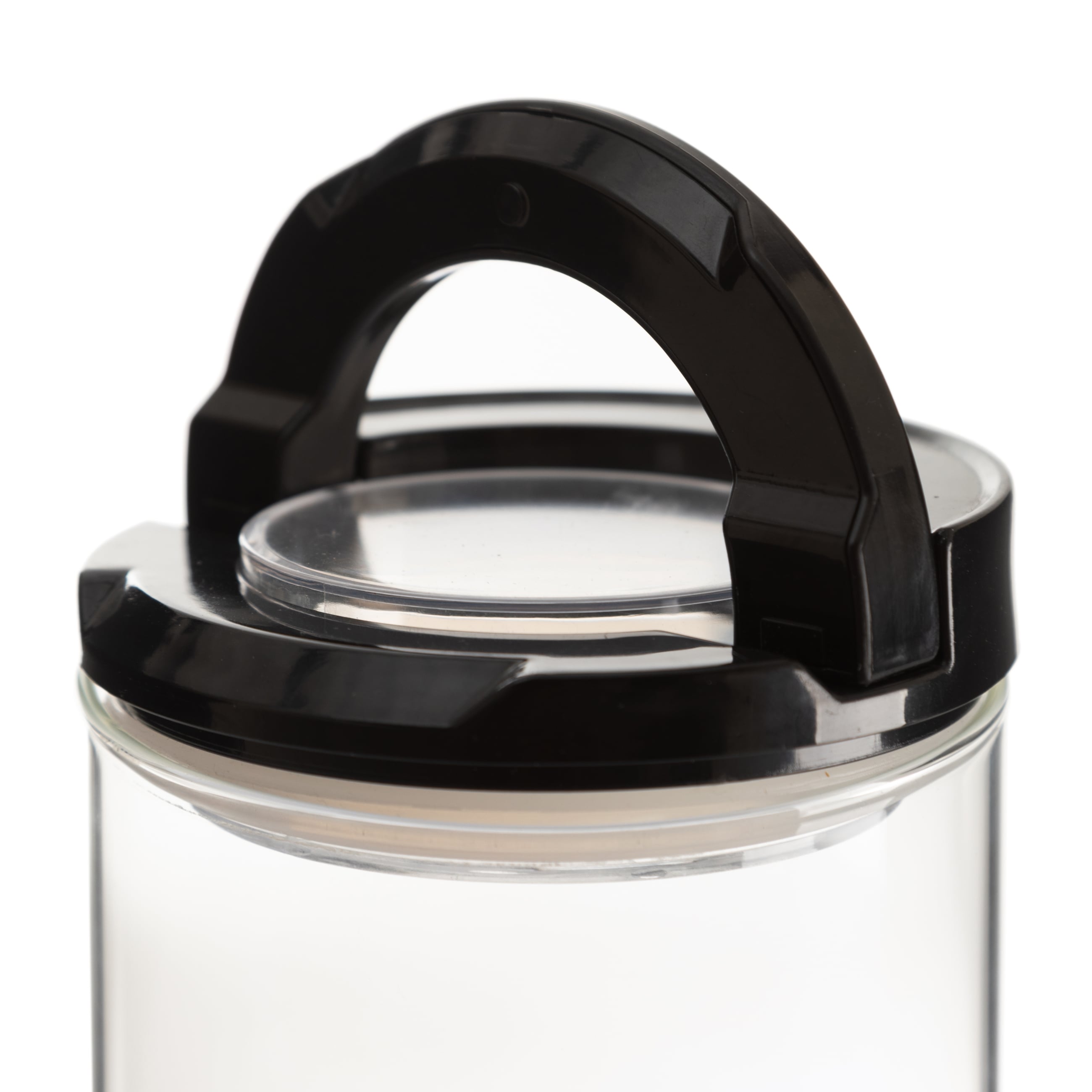 CAM KAVANOZ VAKUMLU KAPAK SİYAH 850 ML