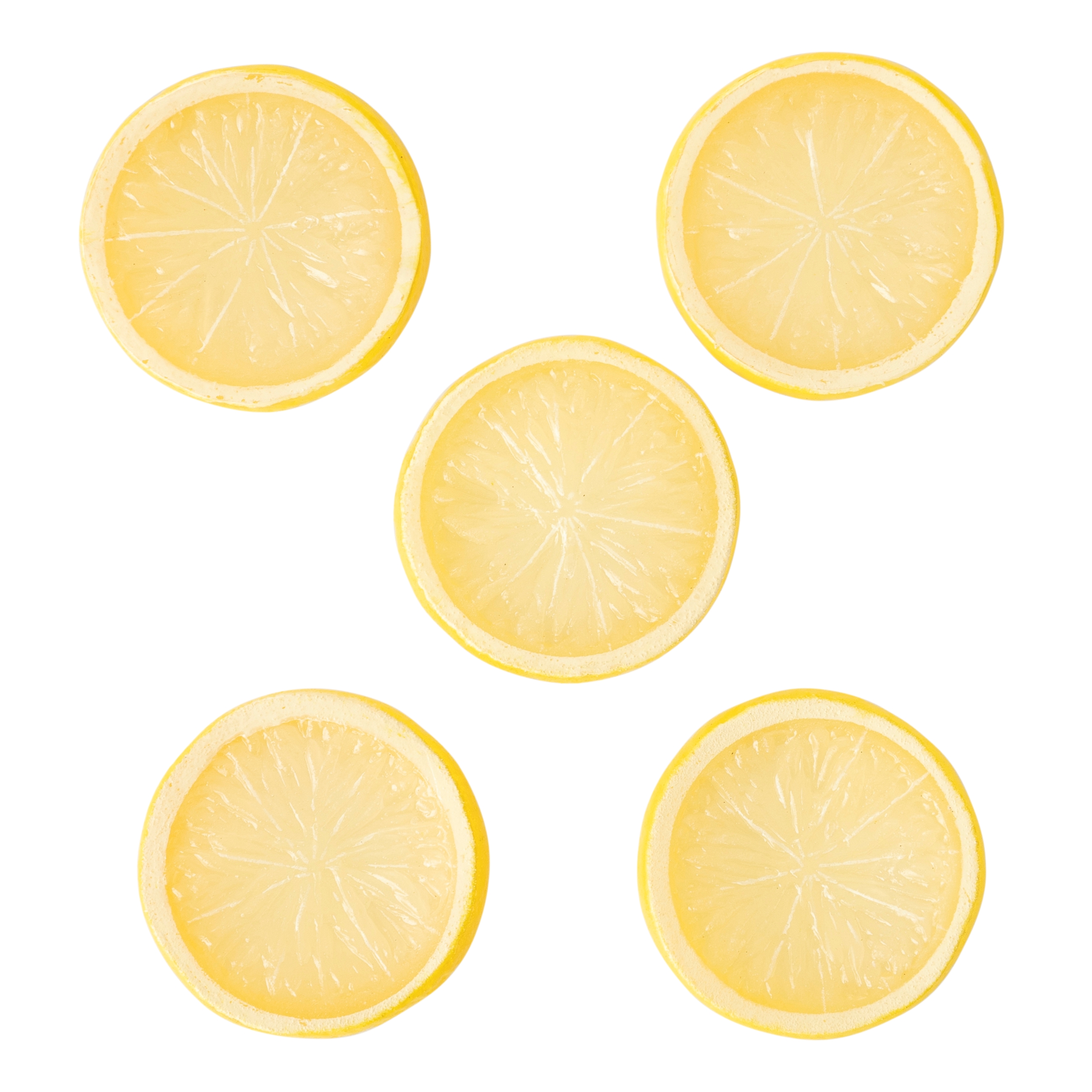 YAPAY LİMON DİLİMİ 5 CM  6'LI