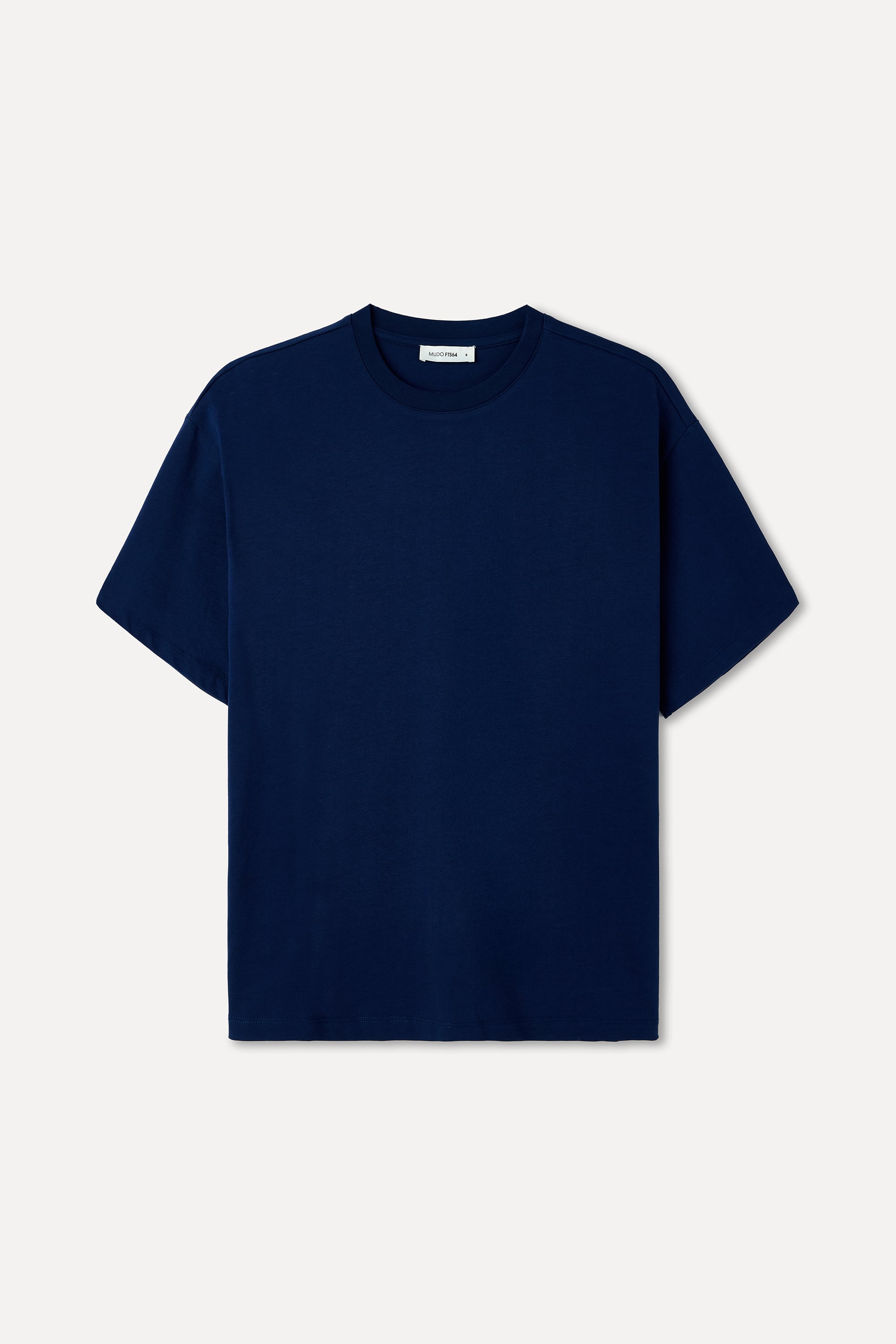 DÜŞÜK KOLLU OVERSIZE BİSİKLET YAKA T-SHIRT