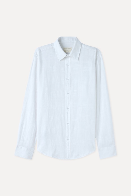 REGULAR FIT EKOSELİ UZUN KOLLU GÖMLEK