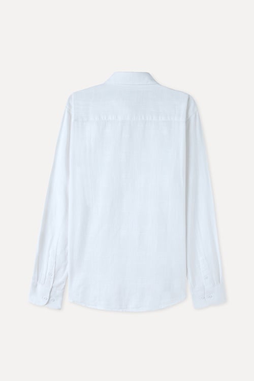  REGULAR FIT EKOSELİ UZUN KOLLU GÖMLEK