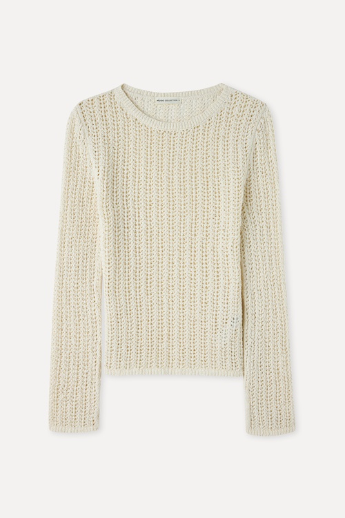 JAKARLI BİSİKLET YAKA ÖRME KAZAK