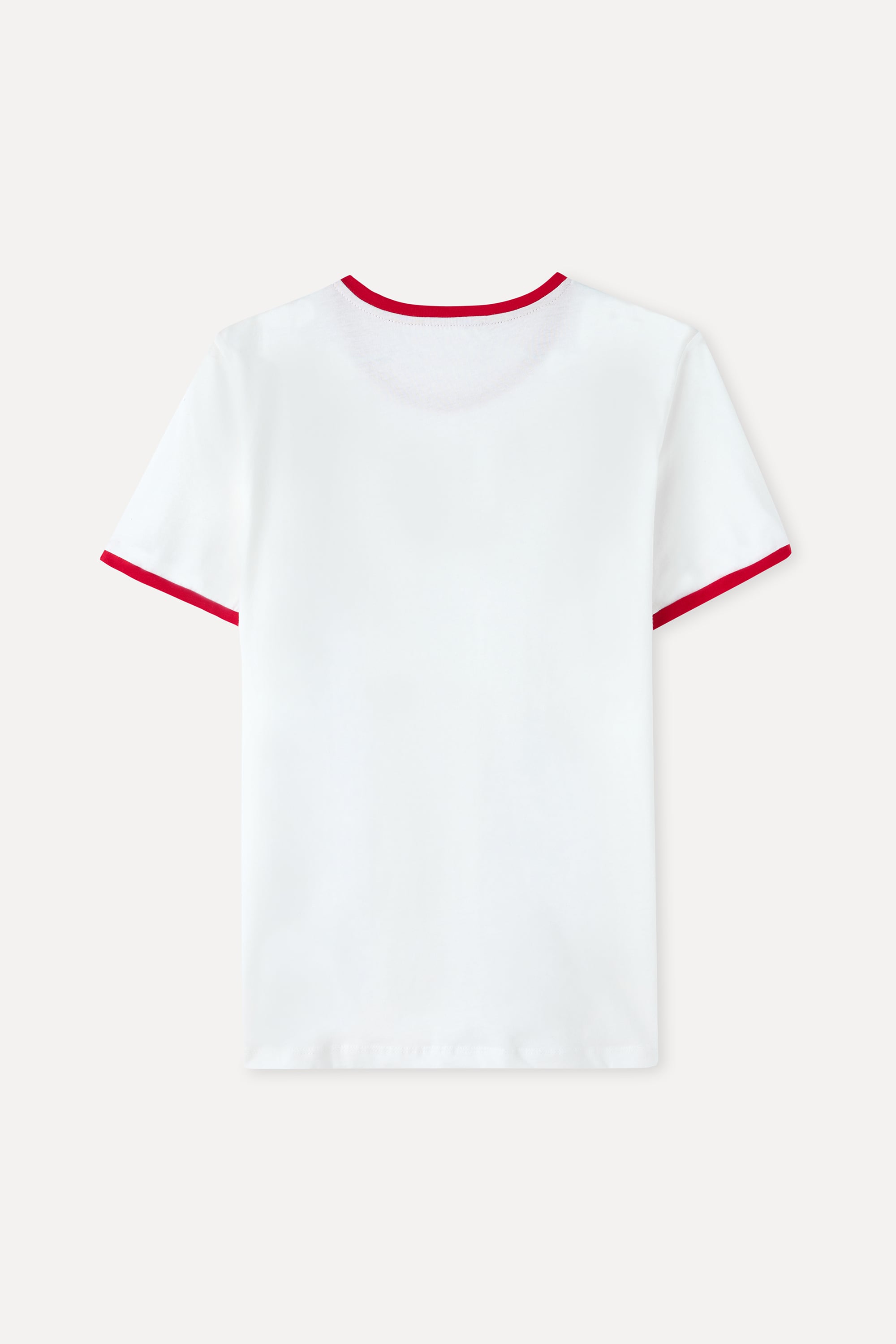 BİYELİ BİSİKLET YAKA T-SHIRT