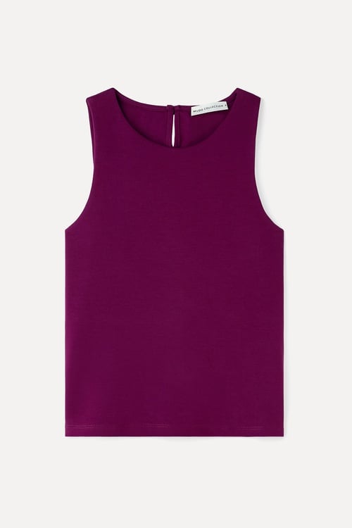 FITTED KOLSUZ BİSİKLET YAKA BLUZ