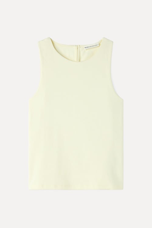 FITTED KOLSUZ BİSİKLET YAKA BLUZ