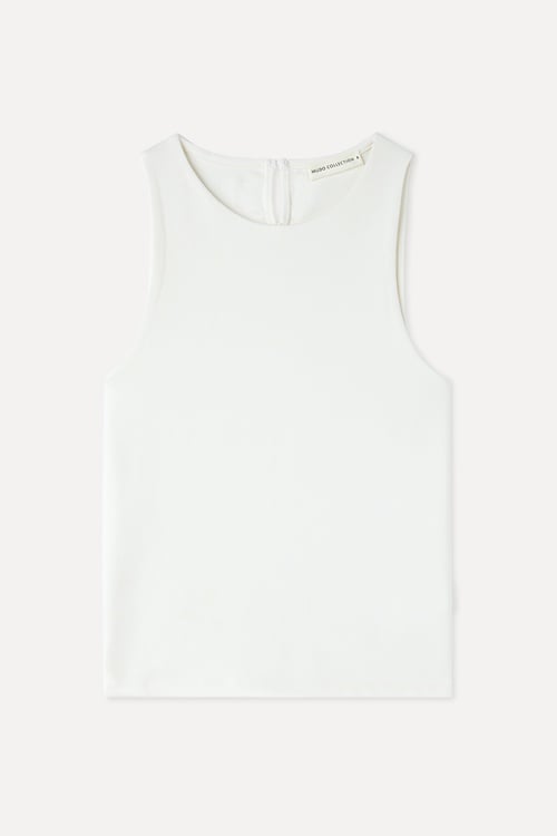 FITTED KOLSUZ BİSİKLET YAKA BLUZ