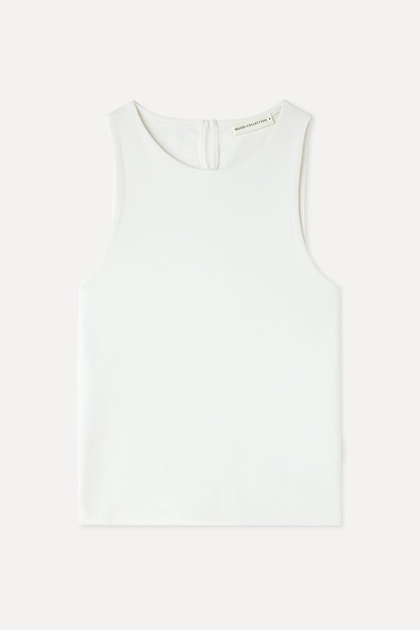 FITTED KOLSUZ BİSİKLET YAKA BLUZ