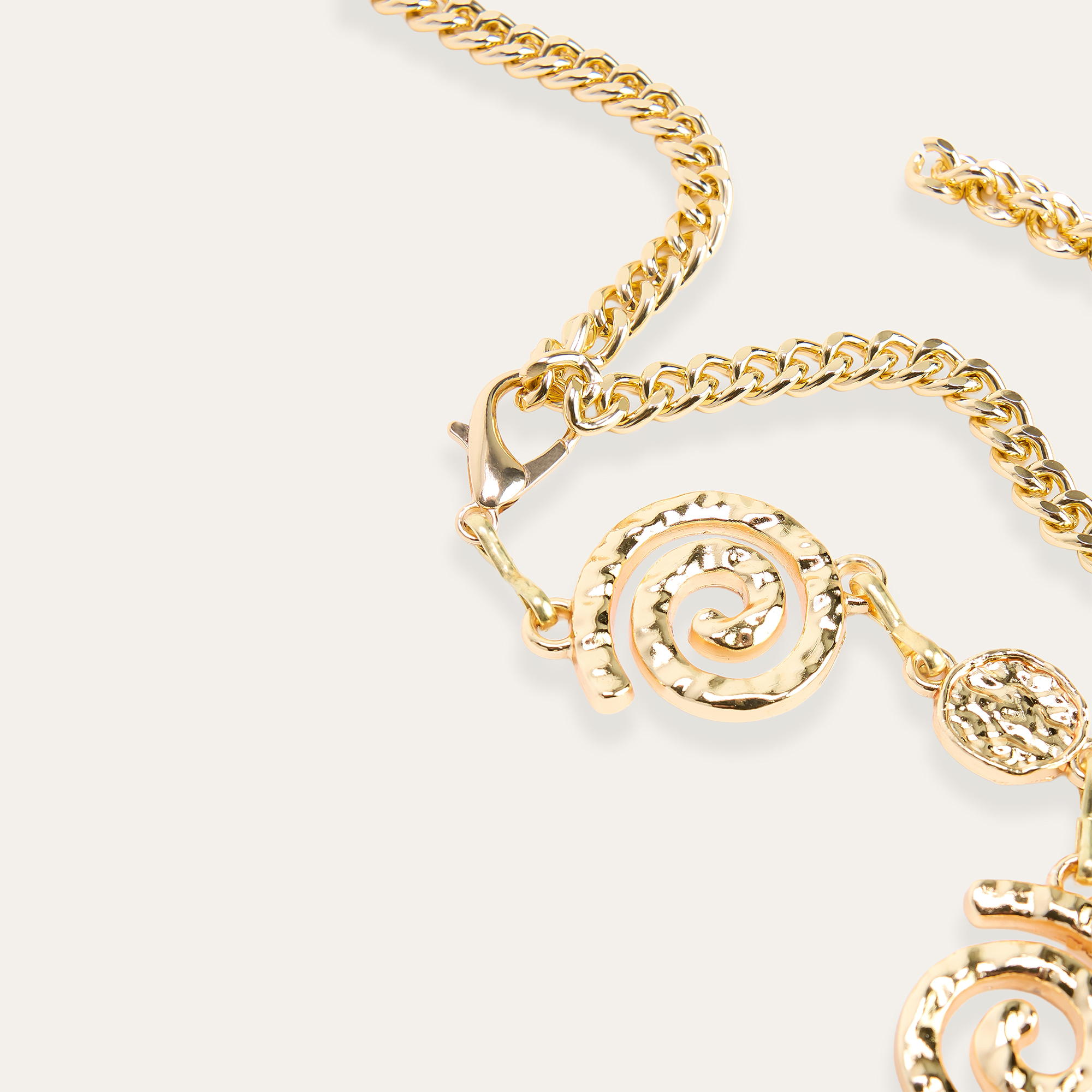 FİGÜRLÜ METAL ZİNCİR KEMER