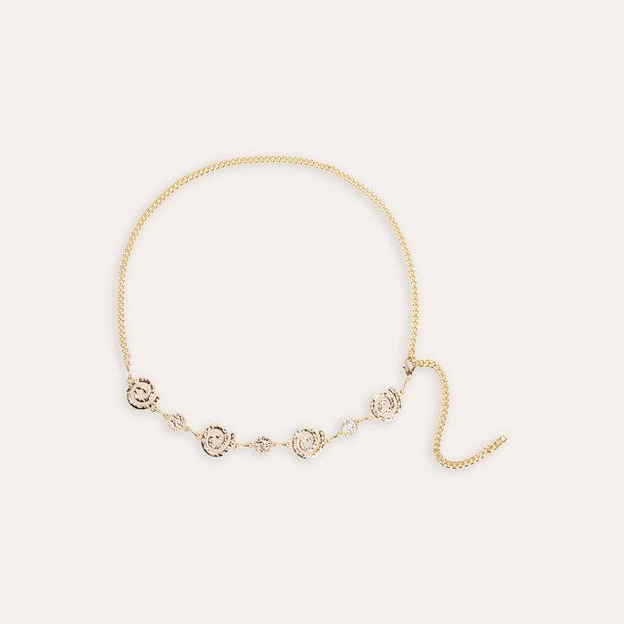 FİGÜRLÜ METAL ZİNCİR KEMER