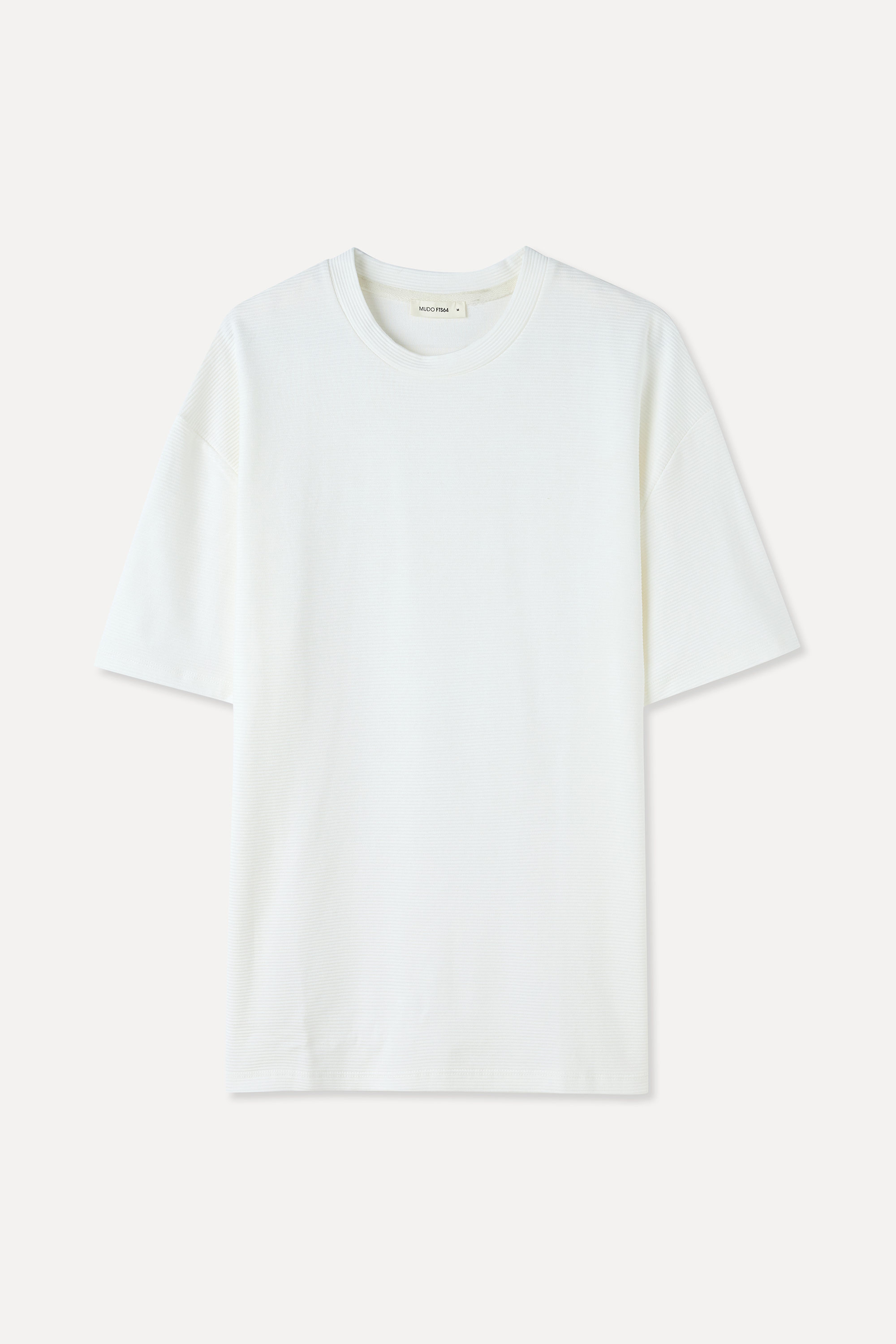 OVERSIZE BİSİKLET YAKA T-SHIRT