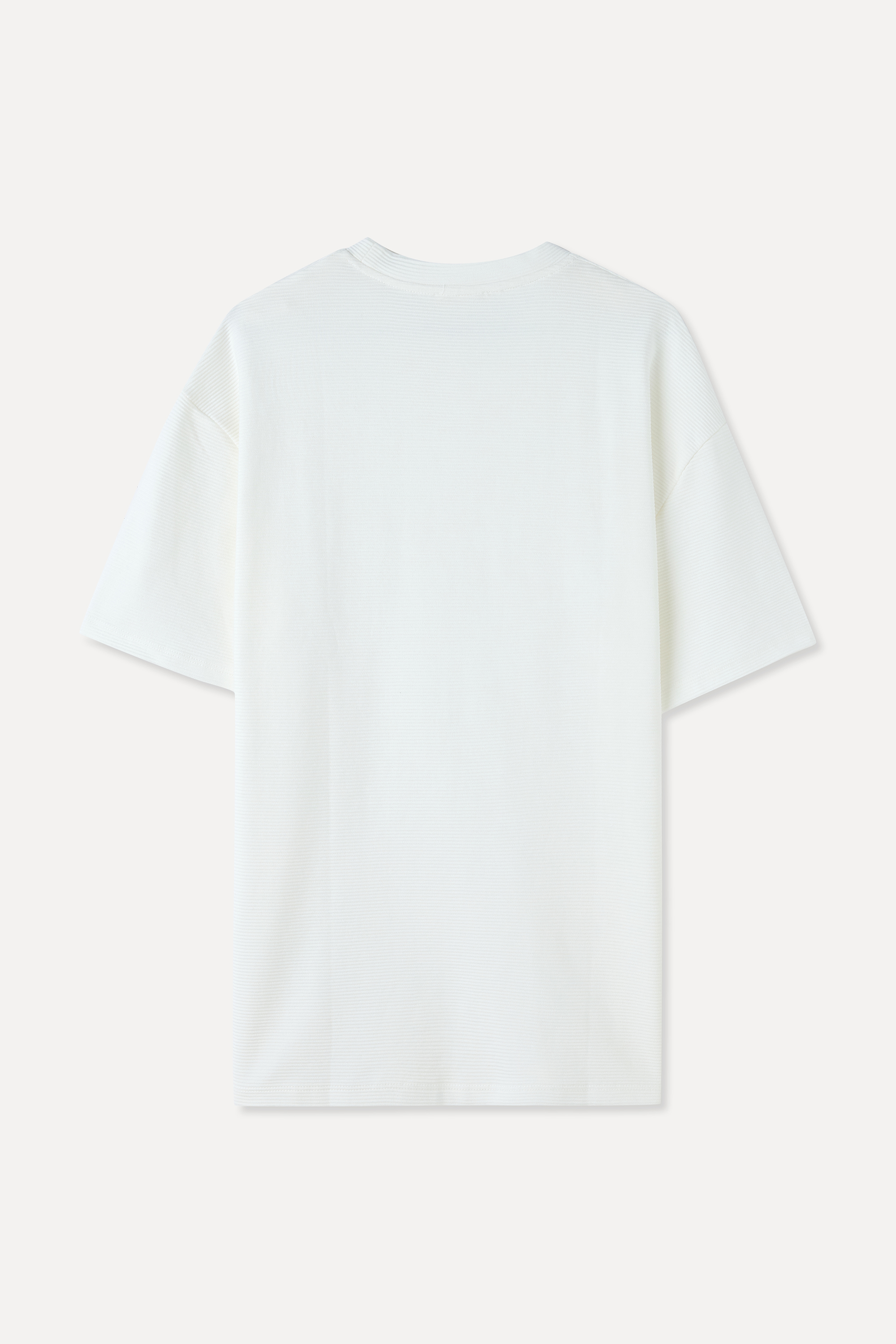 OVERSIZE BİSİKLET YAKA T-SHIRT