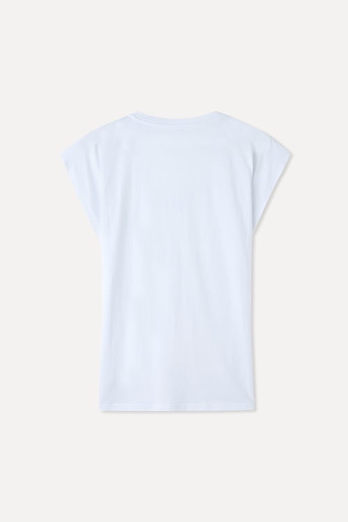 MODAL KARIŞIMLI V YAKA T-SHIRT