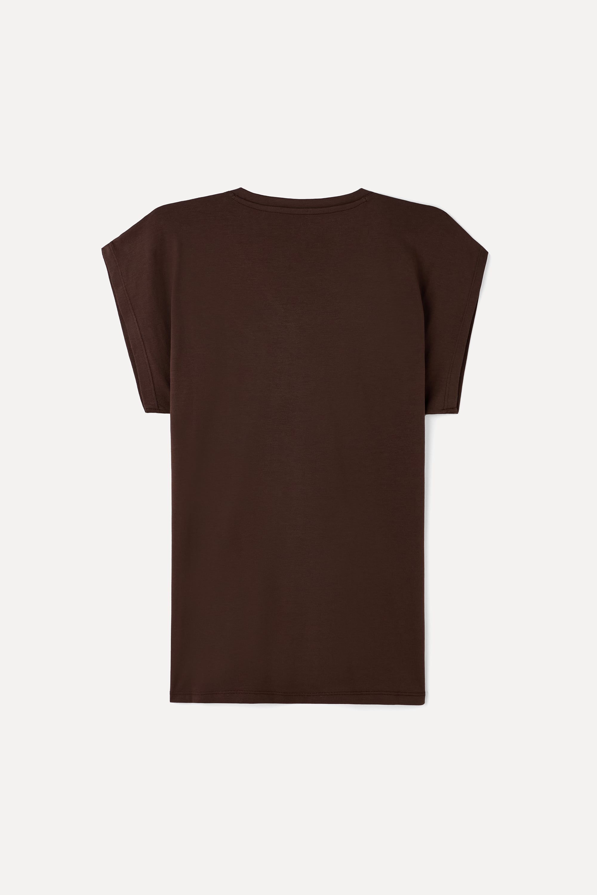 MODAL KARIŞIMLI V YAKA T-SHIRT