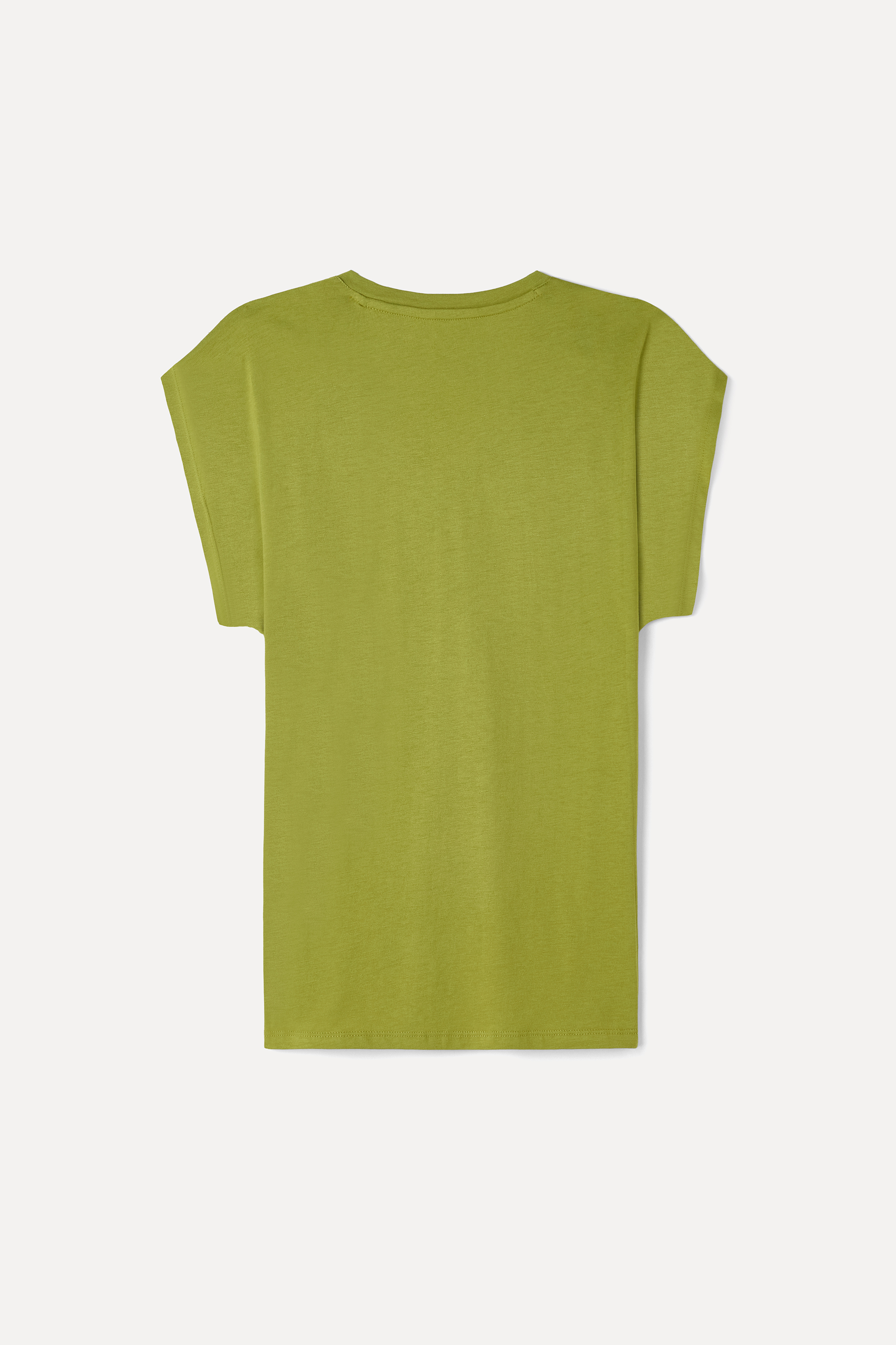 MODAL KARIŞIMLI V YAKA T-SHIRT