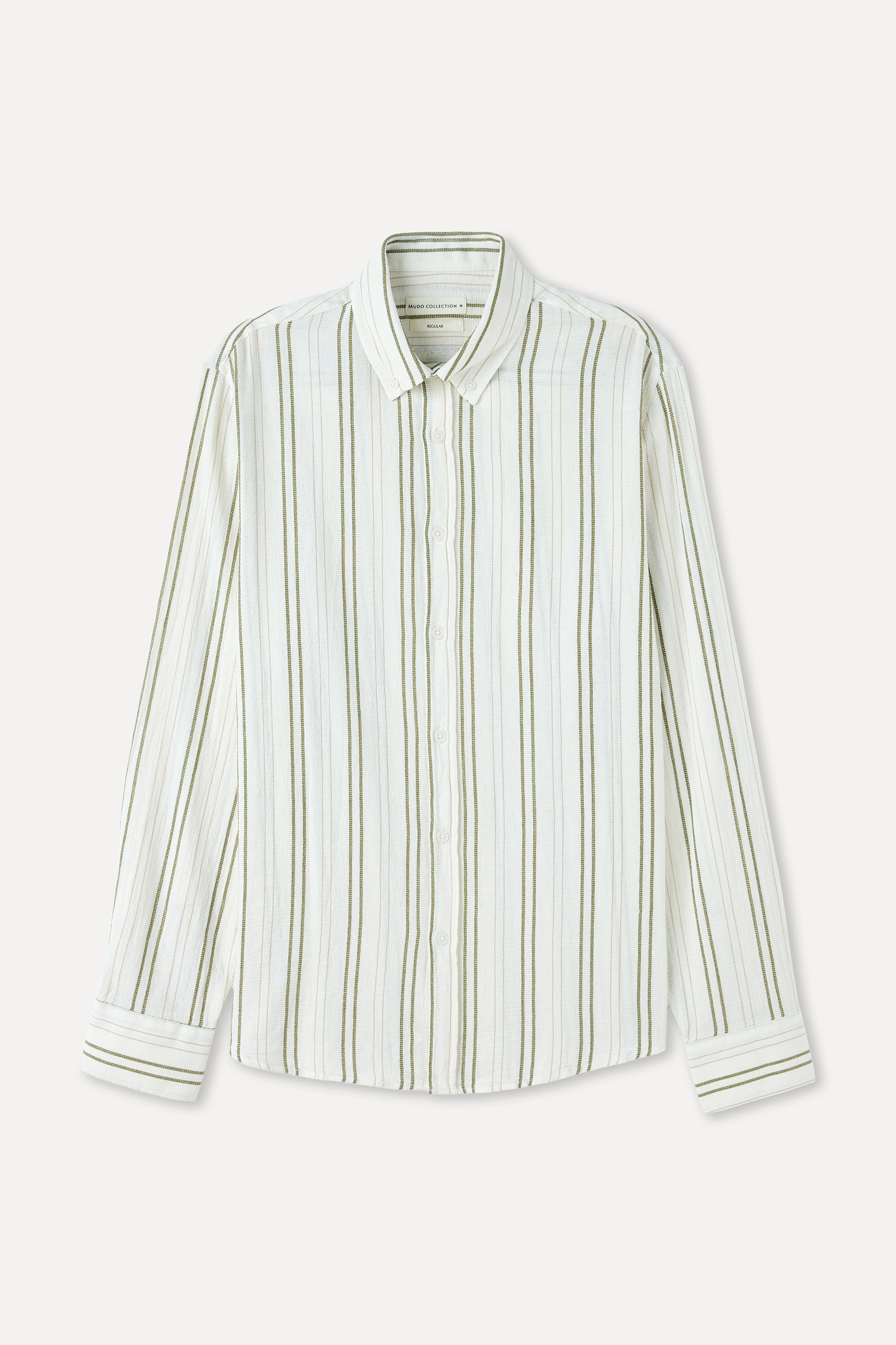 ÇİZGİLİ REGULAR FIT UZUN KOLLU GÖMLEK