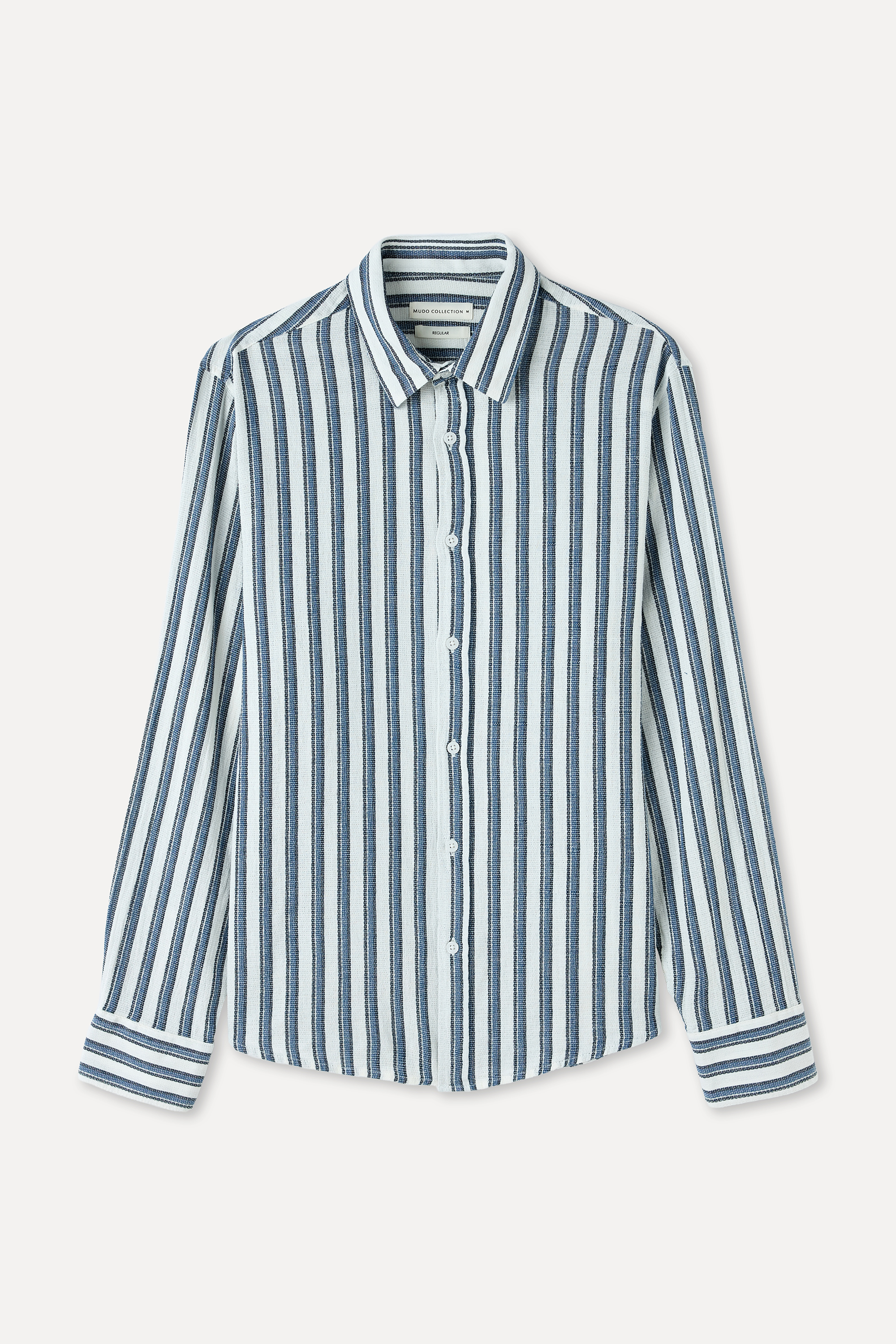 ÇİZGİLİ REGULAR FIT UZUN KOLLU GÖMLEK