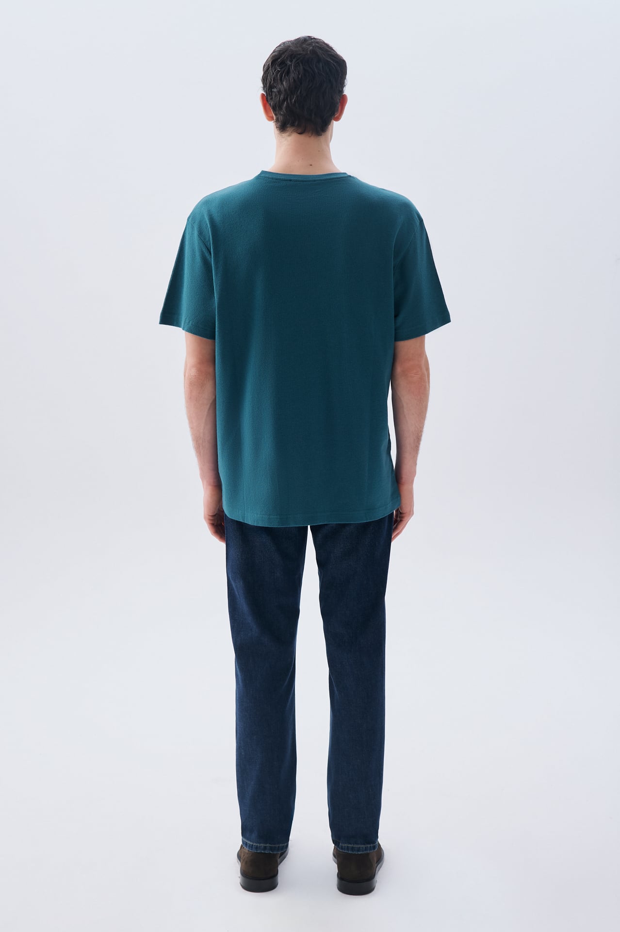 LOOSE FIT BİSİKLET YAKA T-SHIRT