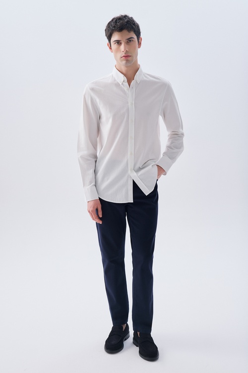 REGULAR FIT UZUN KOLLU GÖMLEK