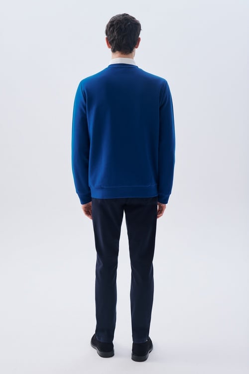 BİSİKLET YAKA SWEATSHIRT