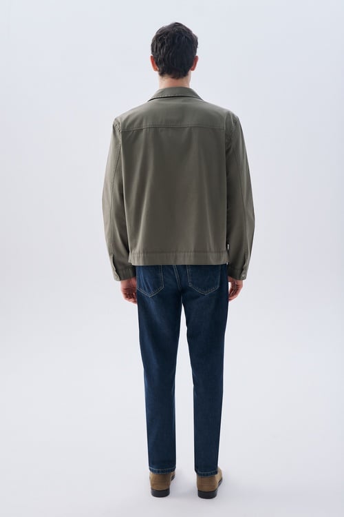 FERMUARLI İNCE CEKET