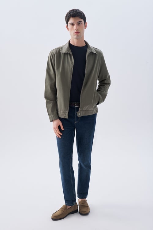 FERMUARLI İNCE CEKET