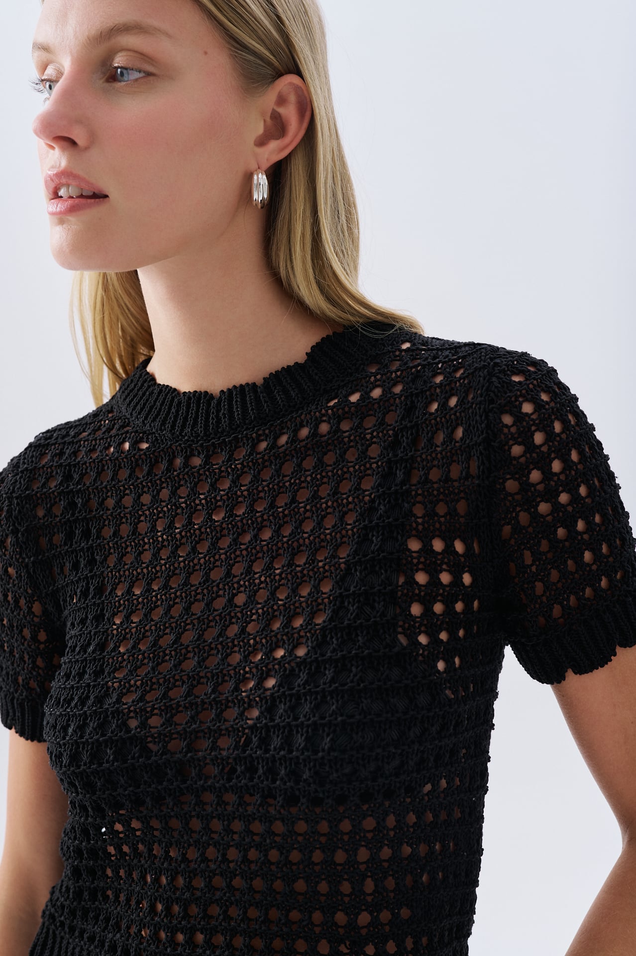 JAKARLI ÖRME KISA KOLLU KAZAK