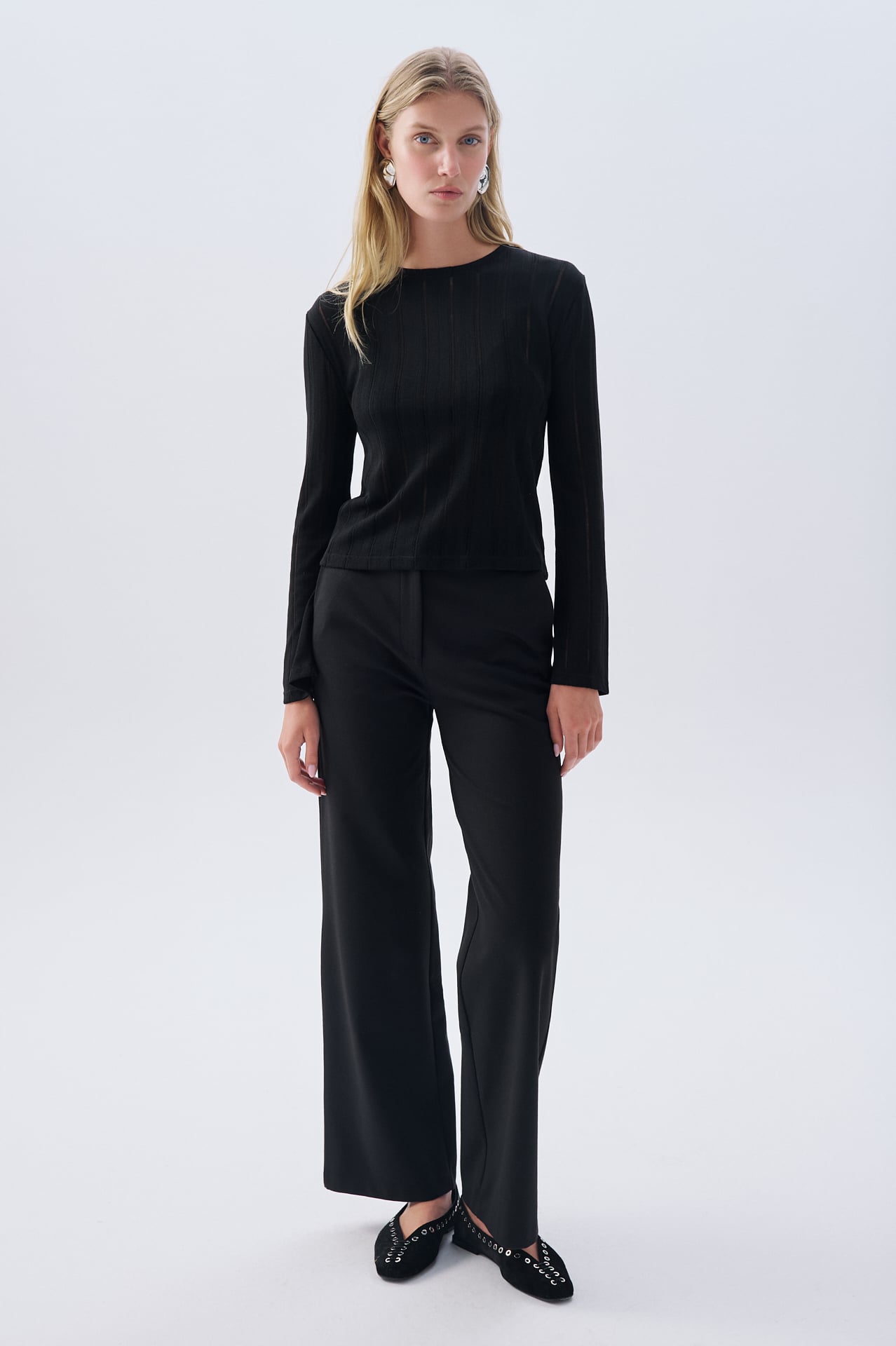 FİTİLLİ UZUN KOLLU BLUZ