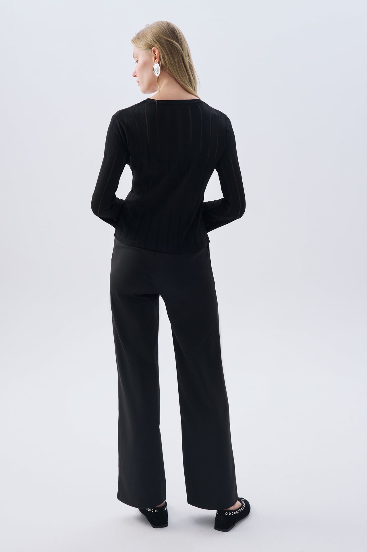 FİTİLLİ UZUN KOLLU BLUZ