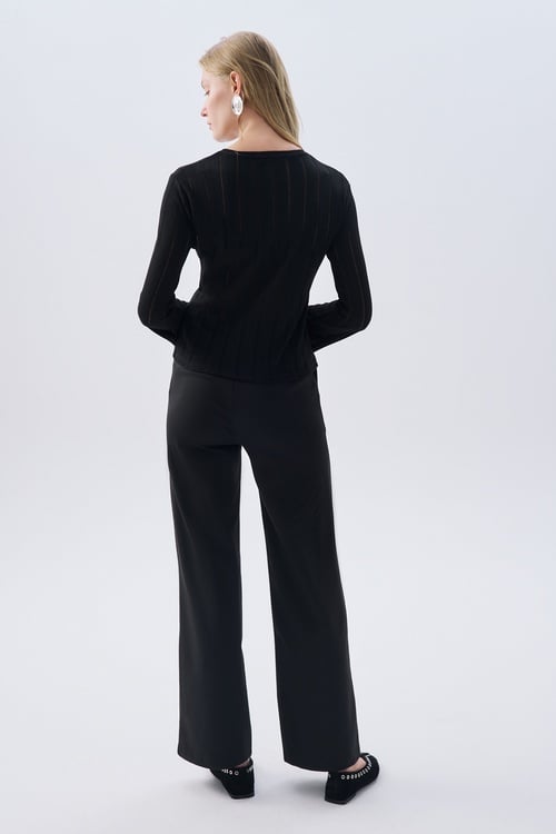 FİTİLLİ UZUN KOLLU BLUZ