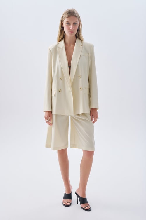 PİLELİ MİDİ BERMUDA ŞORT