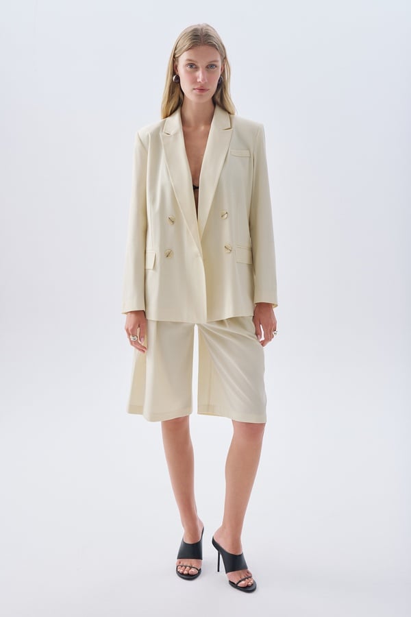 PİLELİ MİDİ BERMUDA ŞORT