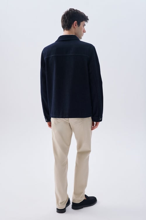 CEP DETAYLI JEAN CEKET