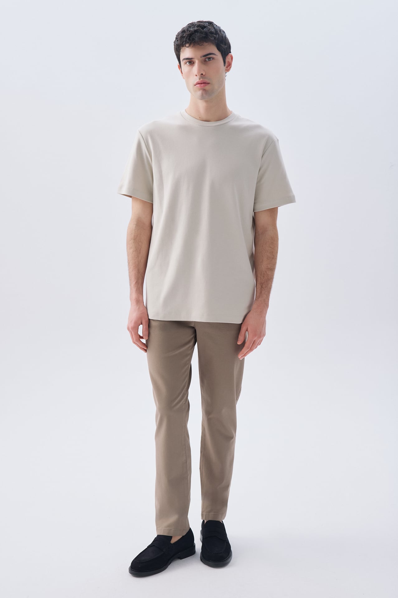 SLIM STRAIGHT FIT CHINO PANTOLON