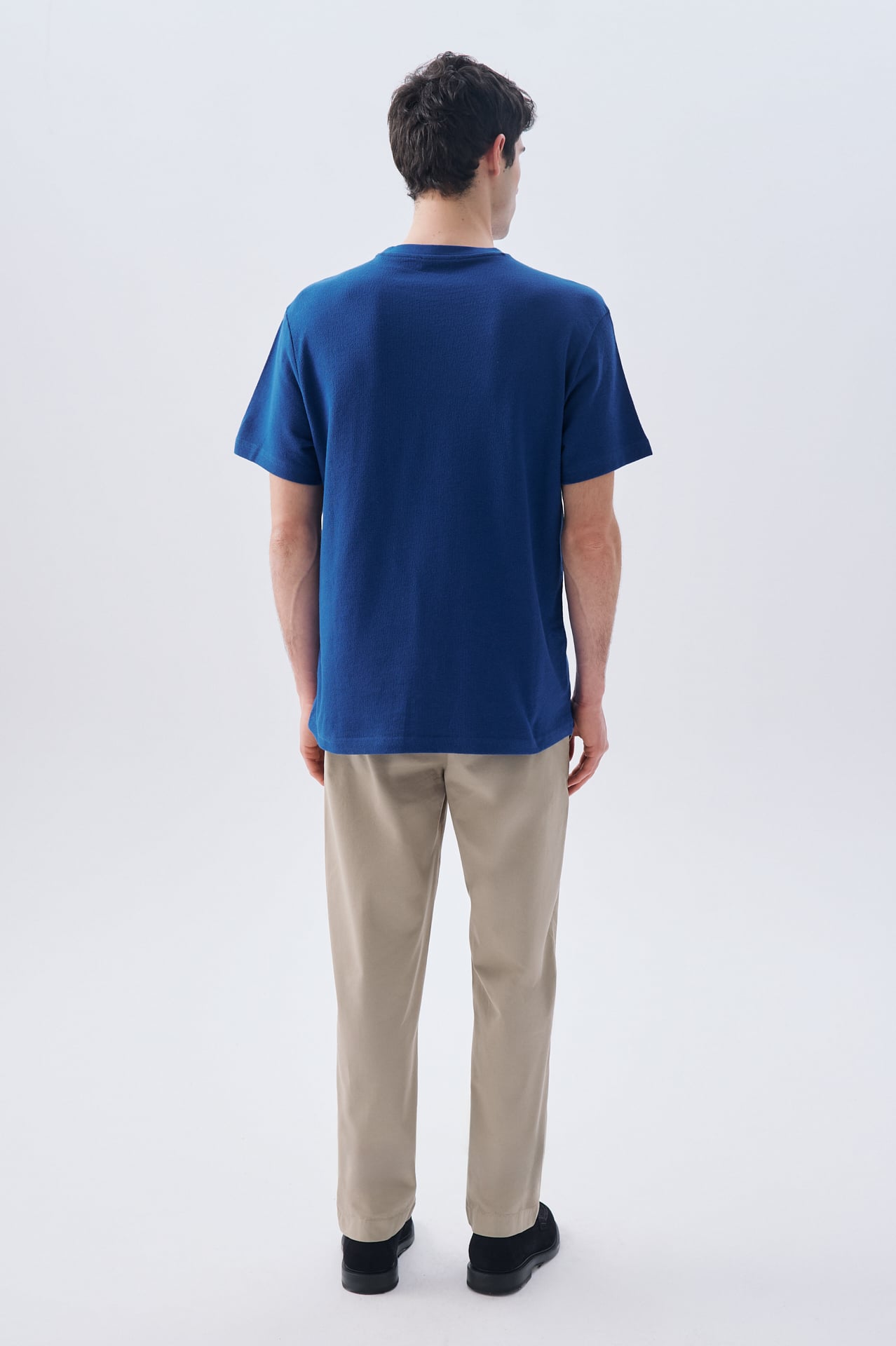 LOOSE FIT BİSİKLET YAKA T-SHIRT