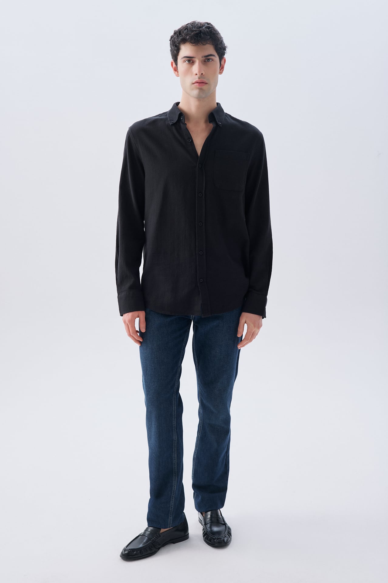 REGULAR FIT UZUN KOLLU GÖMLEK