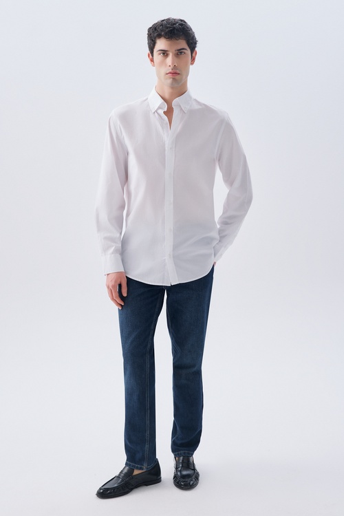 REGULAR FIT UZUN KOLLU GÖMLEK