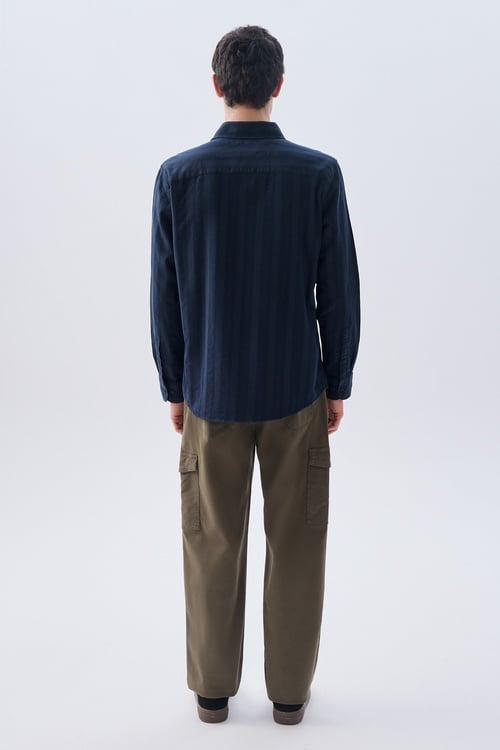 ÇİZGİLİ REGULAR FIT UZUN KOLLU GÖMLEK