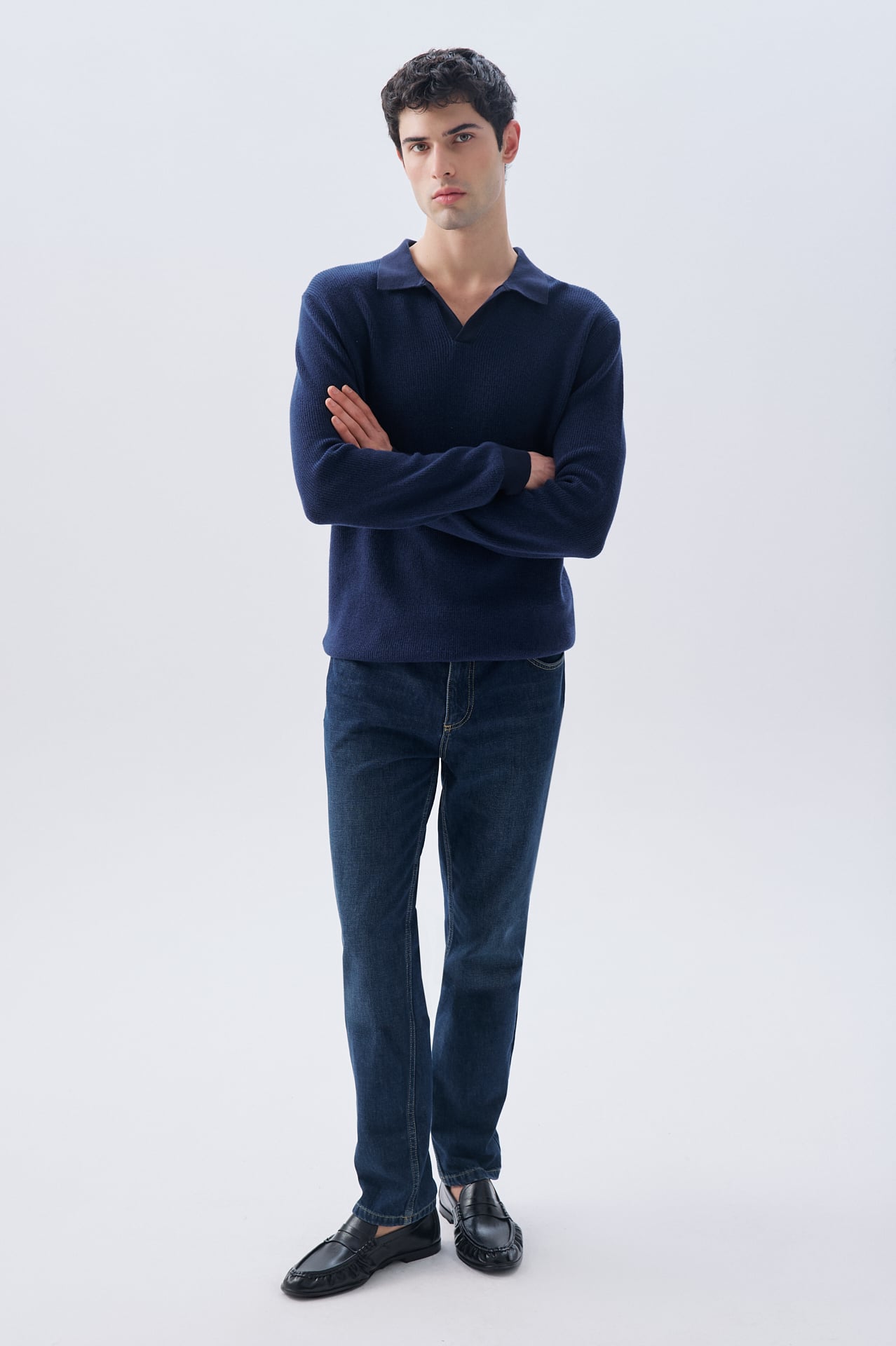 MULİNELİ POLO YAKA KAZAK