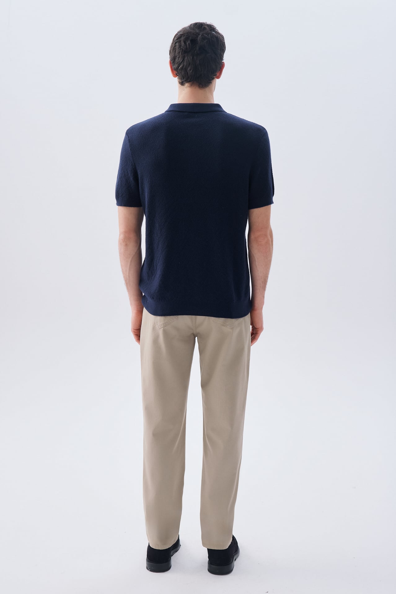 MULİNELİ FERMUARLI POLO YAKA KAZAK