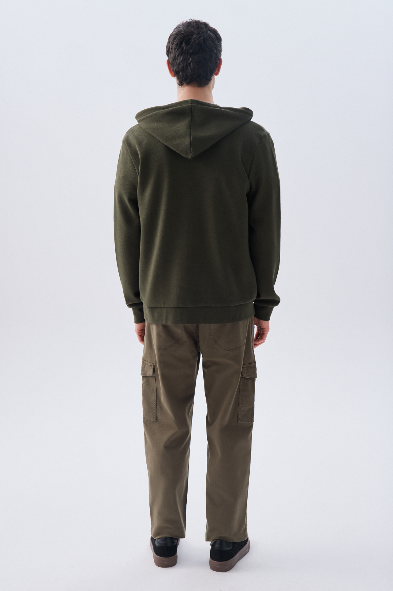 COMFORT FIT FERMUARLI KAPÜŞONLU SWEATSHIRT