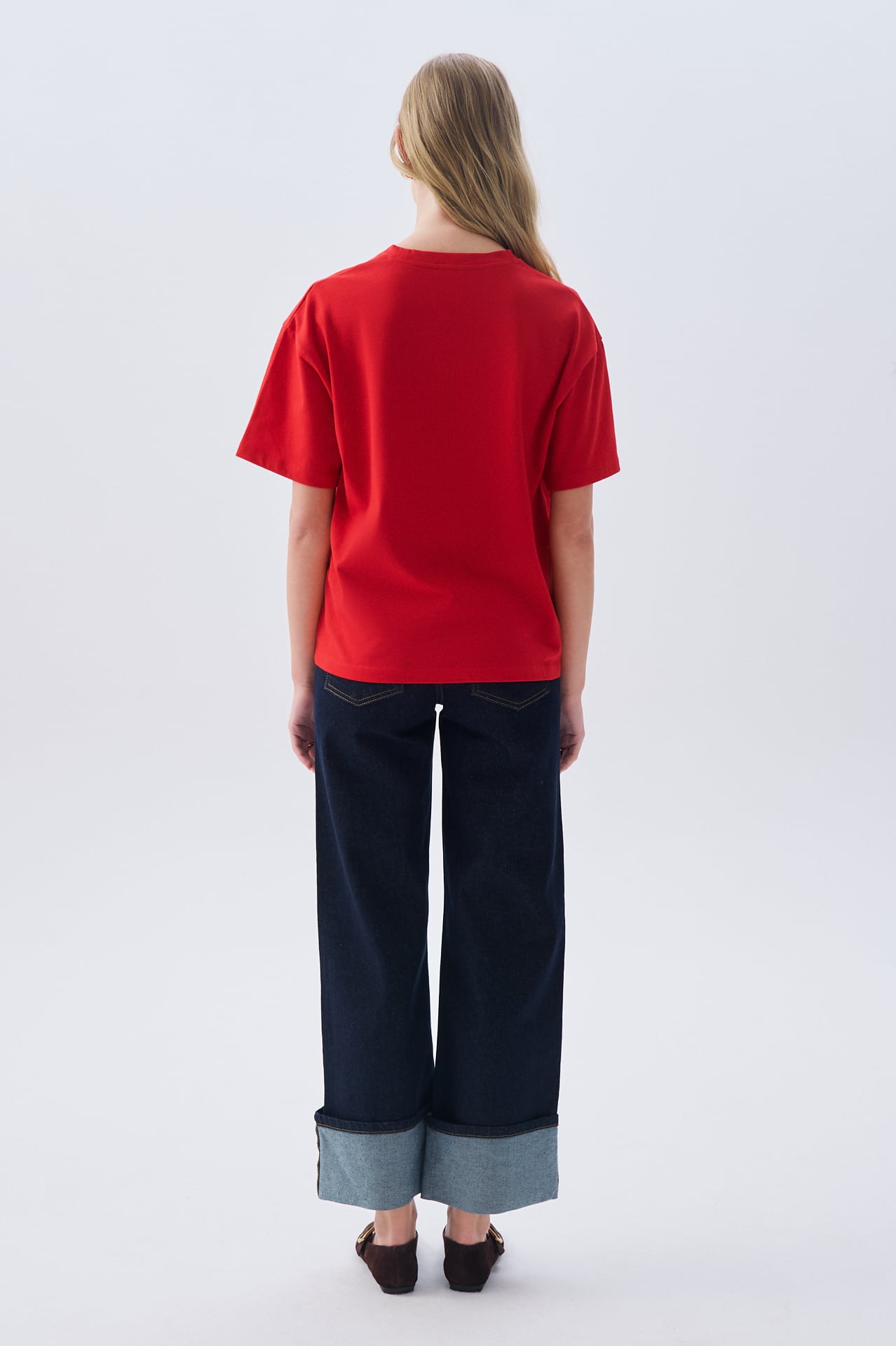 PAÇA DETAYLI STRAIGHT FIT JEAN PANTOLON