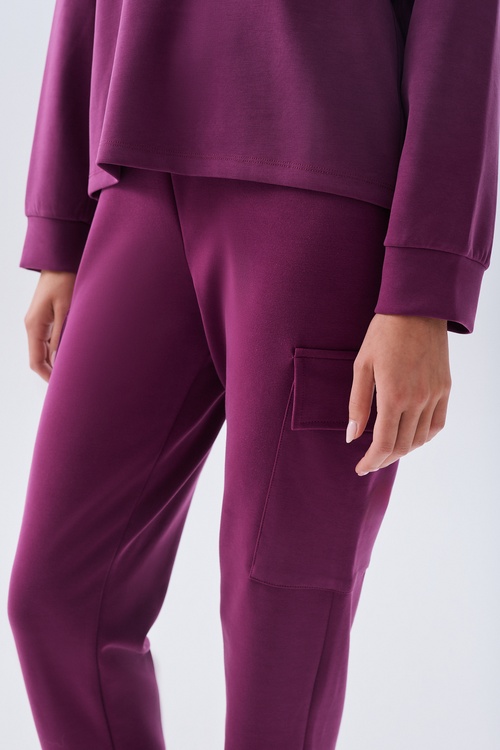 MODAL KARIŞIMLI BELİ BAĞLAMALI JOGGER PANTOLON