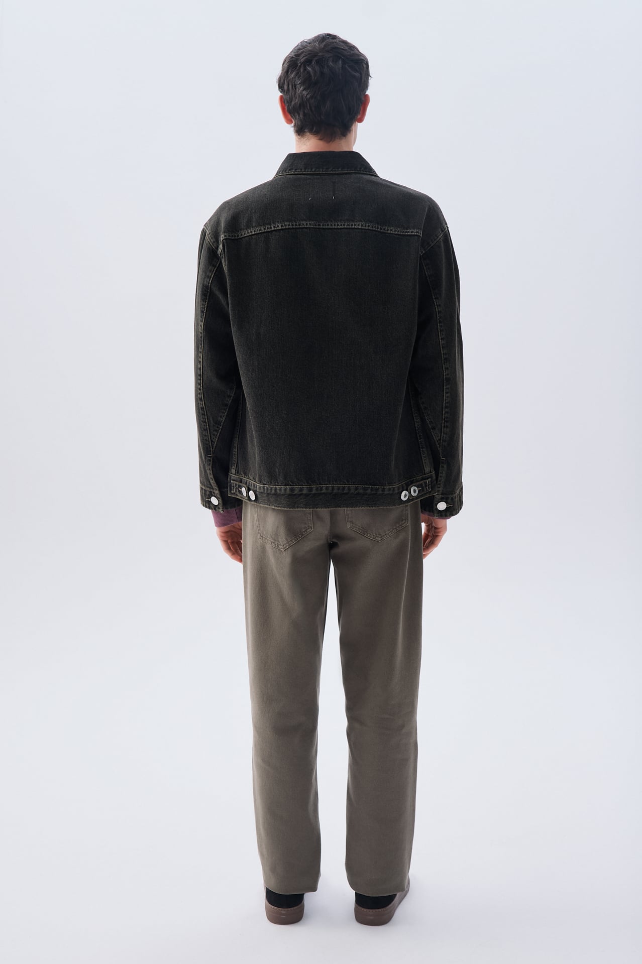 CEP DETAYLI FERMUARLI JEAN CEKET